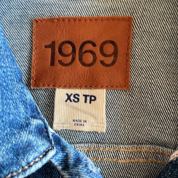 Gap 1969 Western Jean Denim Jacket sz XS/S - Picture 5 of 10